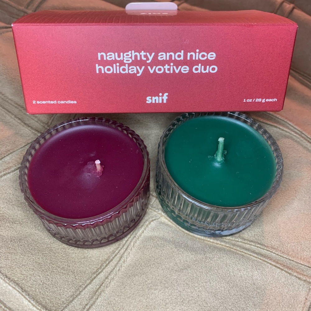 Snif Holiday Votive Candle Duo